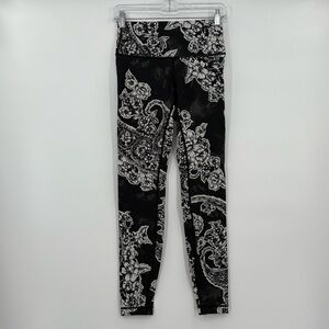 Lululemon Wunder Under High-Rise Luxtreme 28" Paisley Silver Ice Black 6